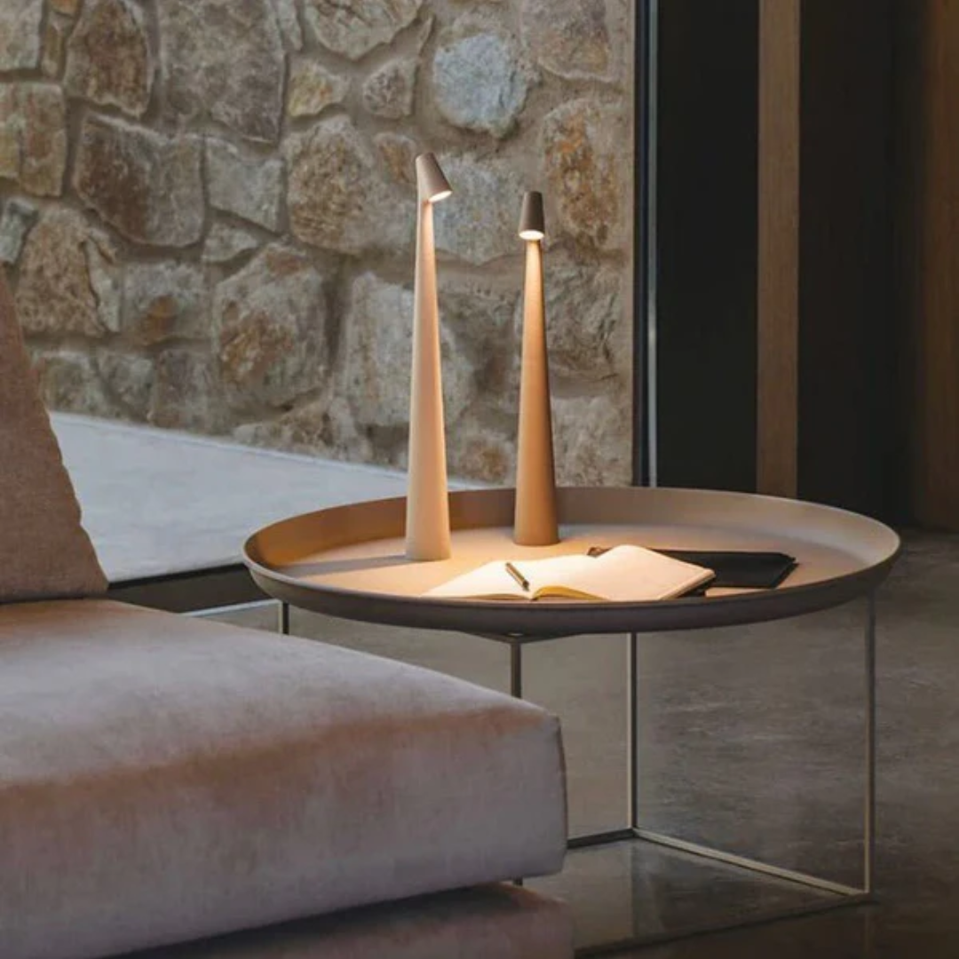 Trådløs Skandinavisk bordlampe | Minimalistisk LED