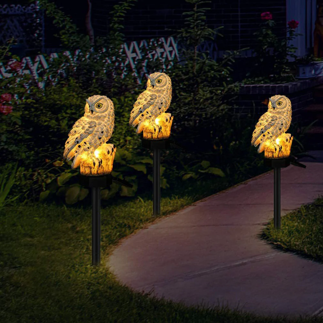 Solar Ugle Udendørslampe | Dekorativ LED