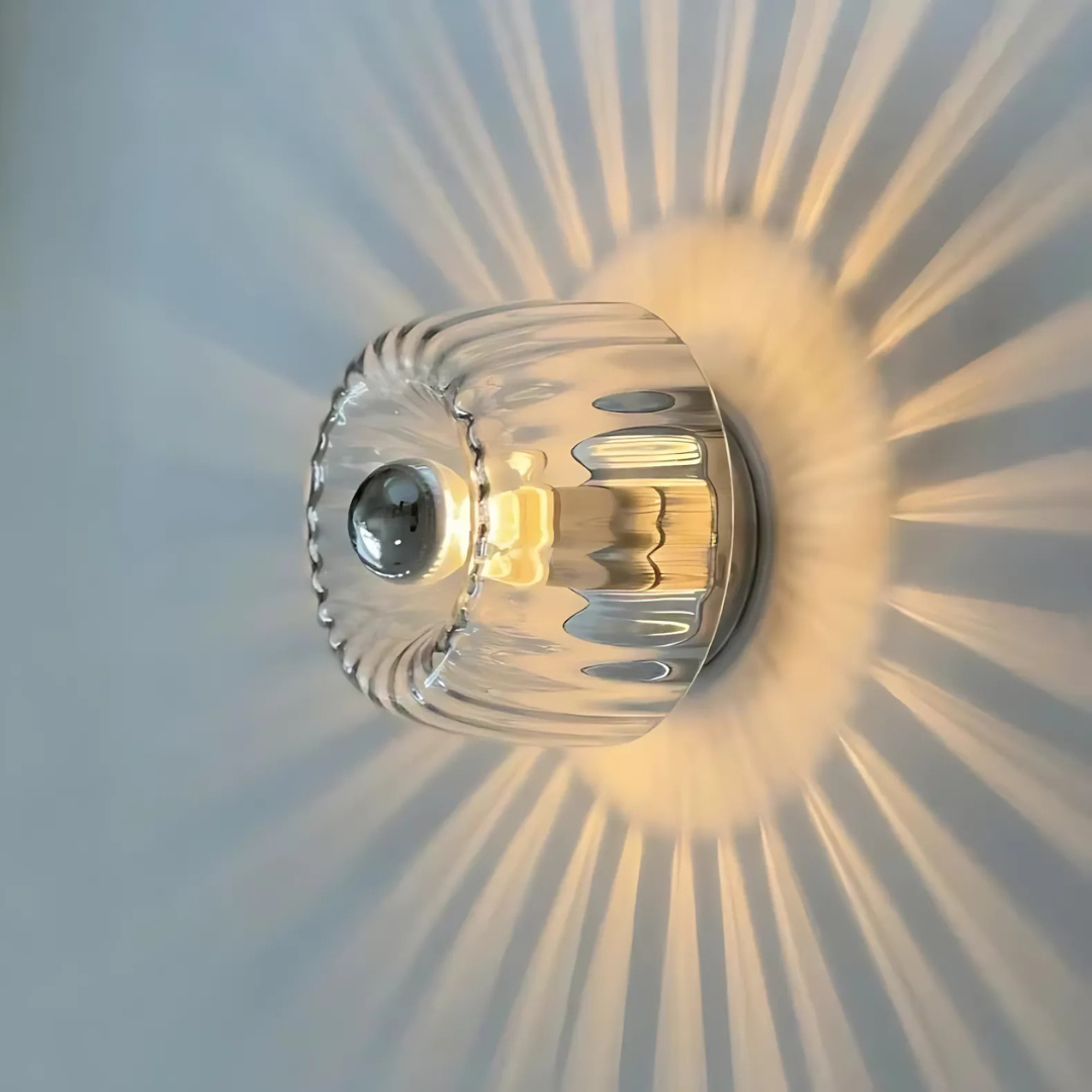 Glas Væglampe | Bauhaus Design