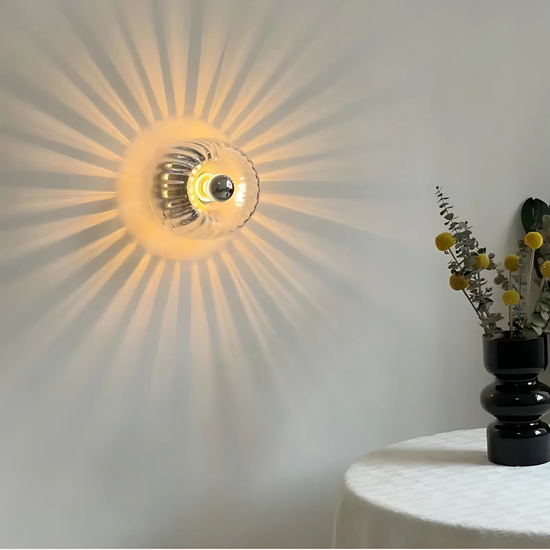 Glas Væglampe | Bauhaus Design