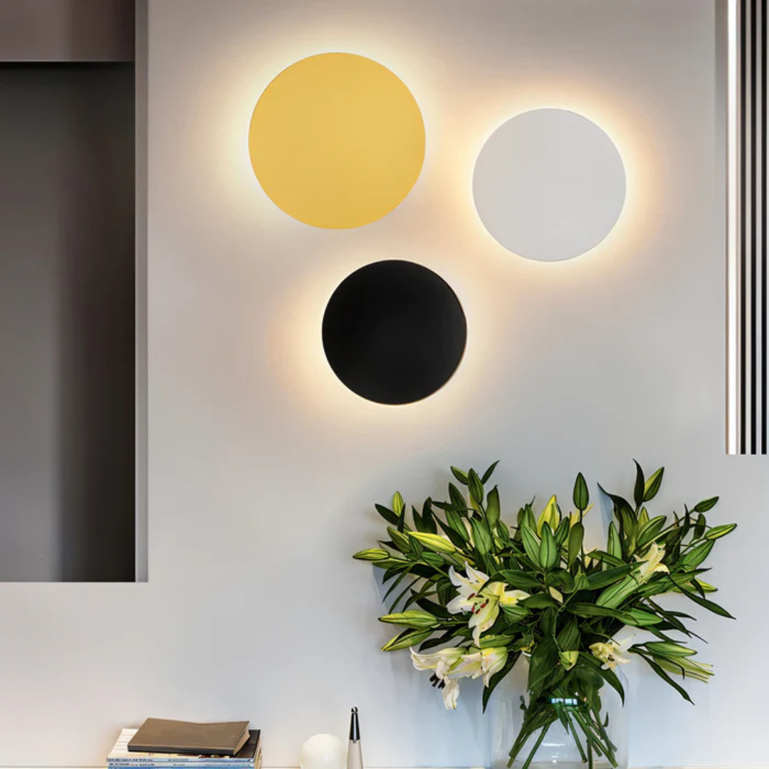 LED Væglampe | Rund Modern Design