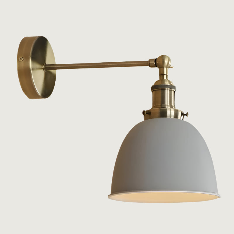 Doma: Aplique de Pared Vintage LED de Metal con Diseño de Domo - Luminaire