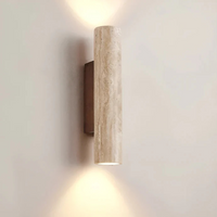 Marmor Wabi Sabi LED Væglampe | Travertin