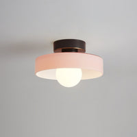 Moderne Loftlampe | Grøn Glas & Messing LED