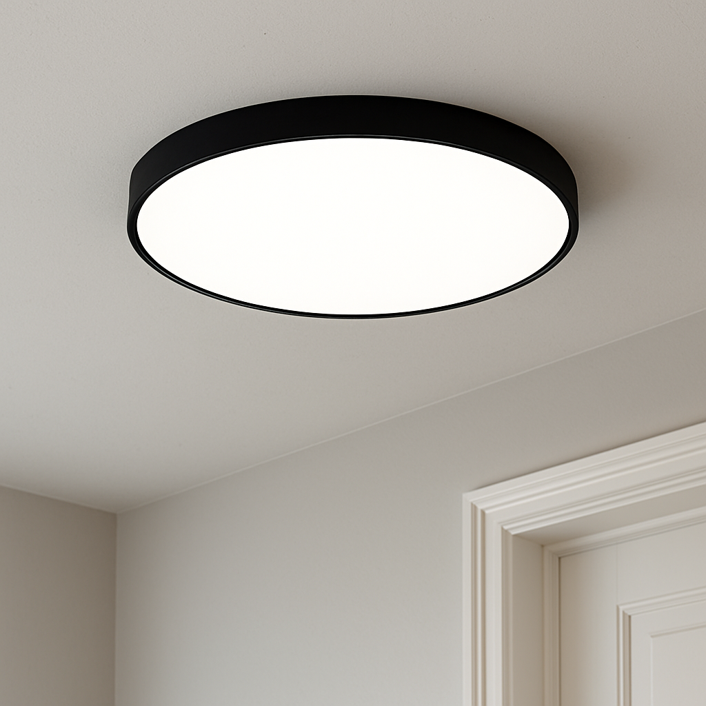 Moderne Loftlampe | Rund LED, Tynd