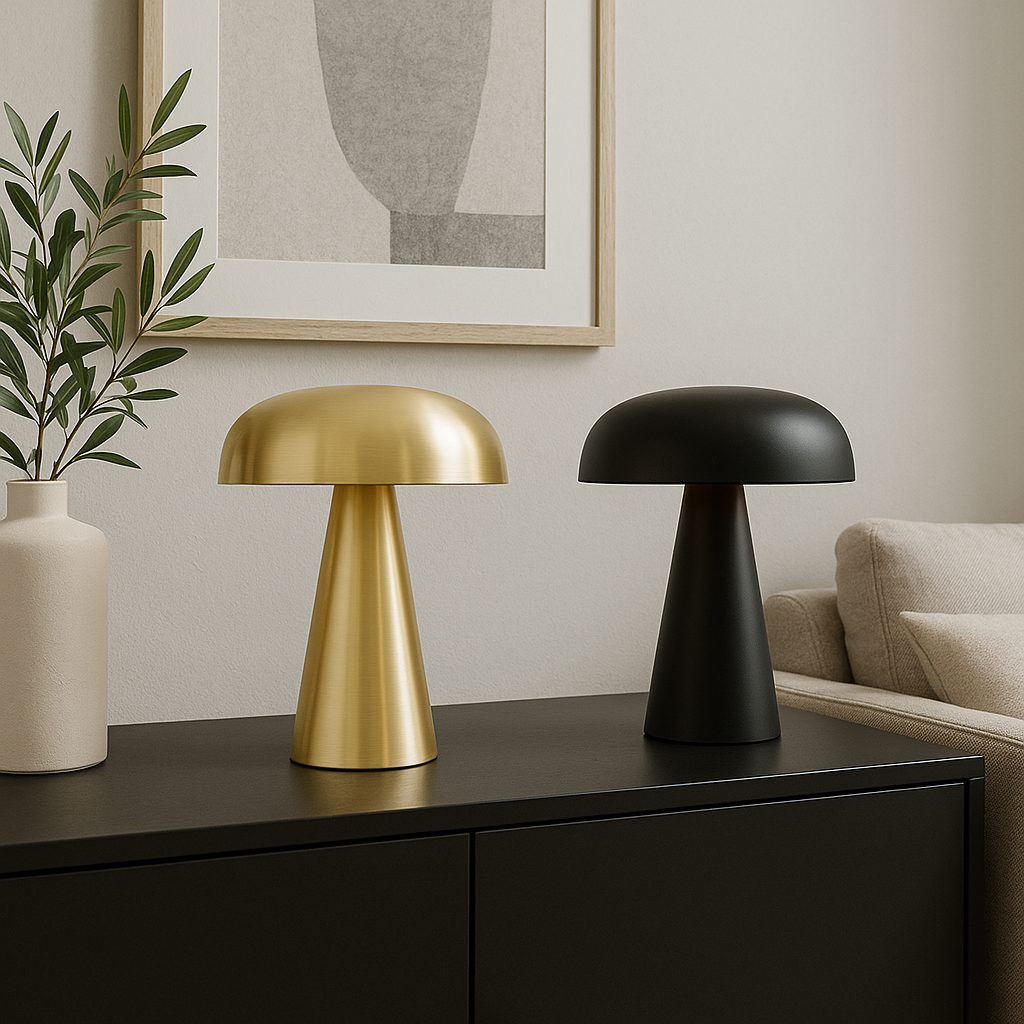 Mushroom Bordlampe | Designer LED til Udendørs & Indendørs