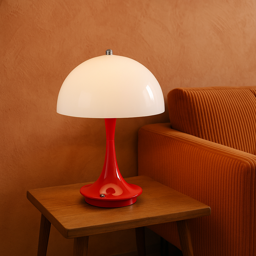 Mushroom Bordlampe | Moderne LED, Bærbar