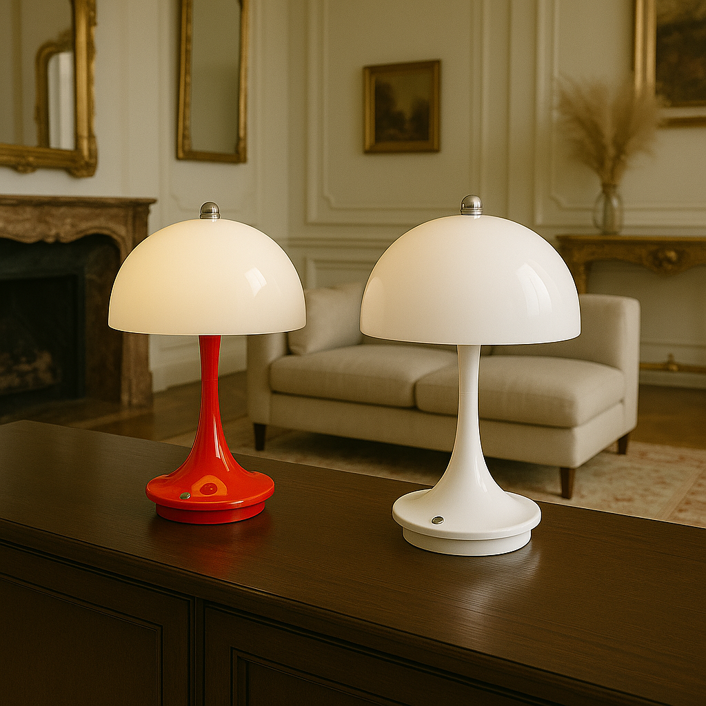 Mushroom Bordlampe | Moderne LED, Bærbar