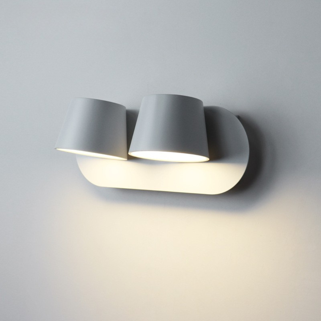 Nordisk Væglampe | Cylindrisk Metal LED Design