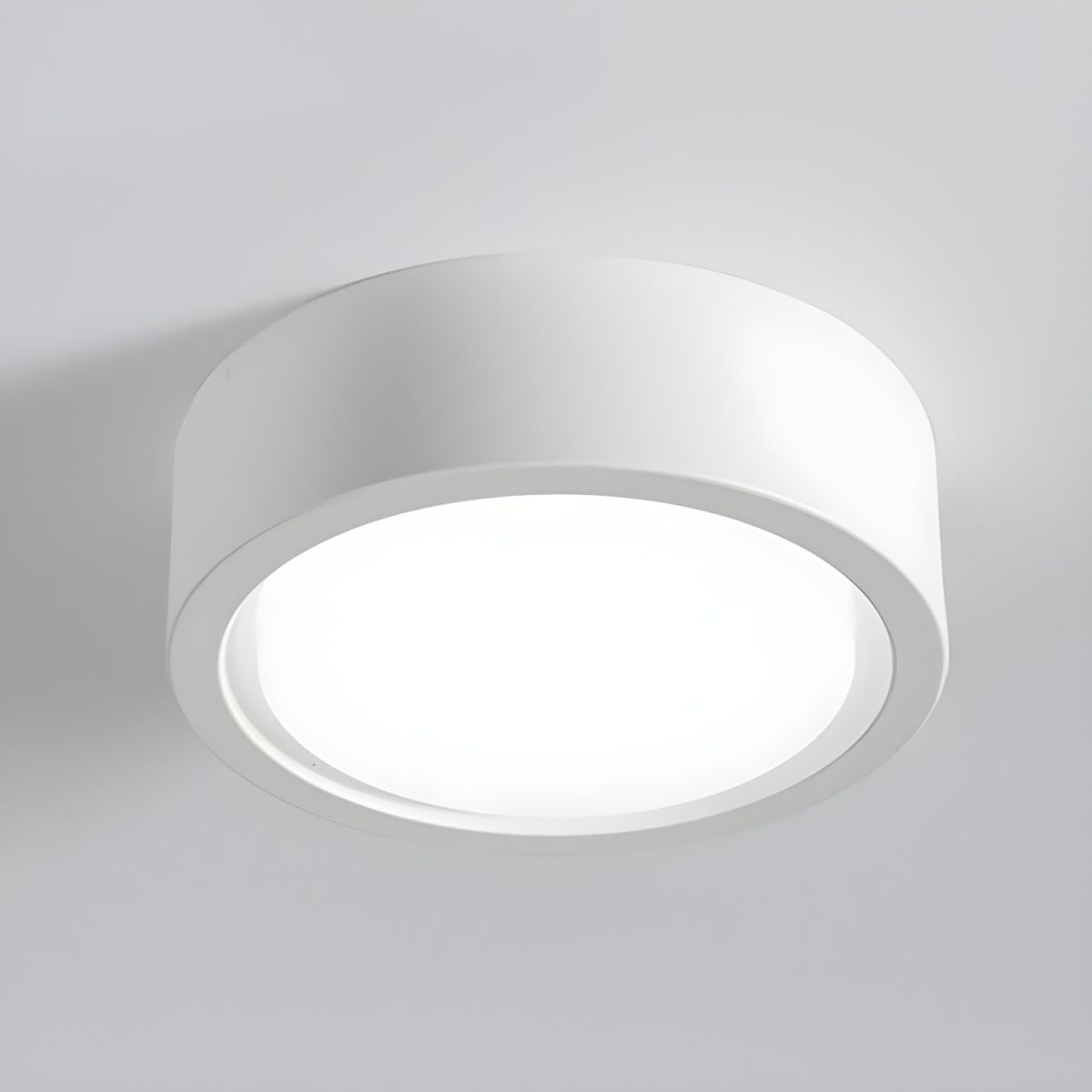 Rund LED Loftlampe | Påbygningsspot Sort/Hvid