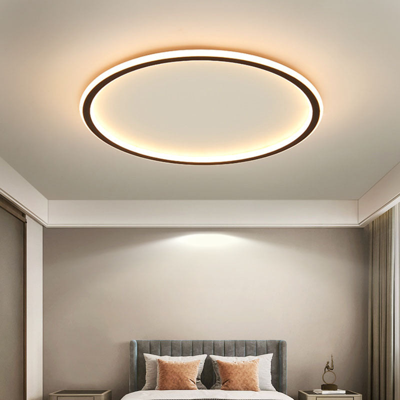 Skandinavisk Loftlampe | Rund LED-ring, Ultratynd