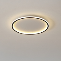 Skandinavisk Loftlampe | Rund LED-ring, Ultratynd