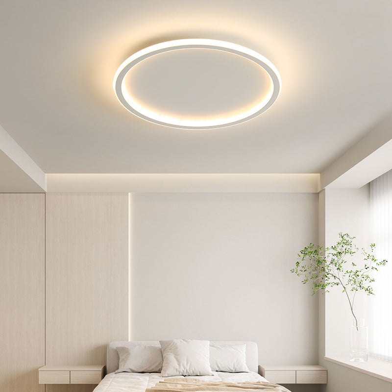 Skandinavisk Loftlampe | Rund LED-ring, Ultratynd