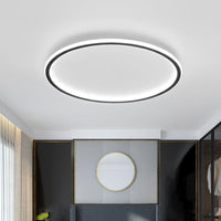 Skandinavisk Loftlampe | Rund LED-ring, Ultratynd