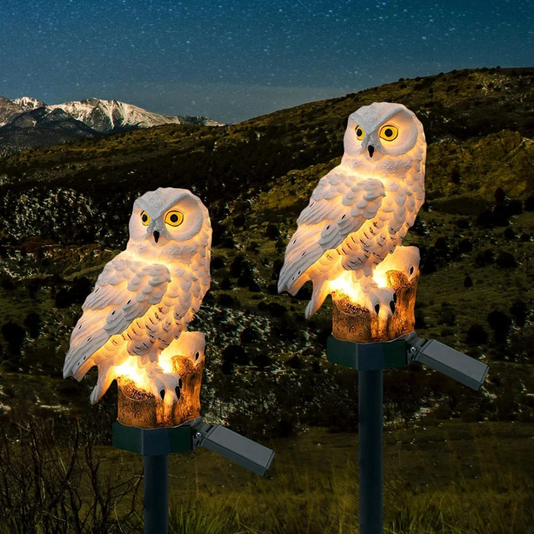 Solar Ugle Udendørslampe | Dekorativ LED