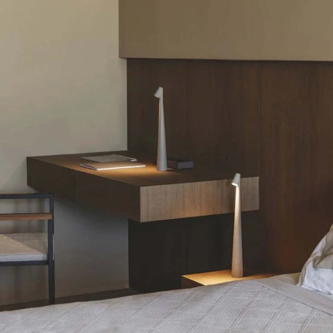 Trådløs Skandinavisk bordlampe | Minimalistisk LED