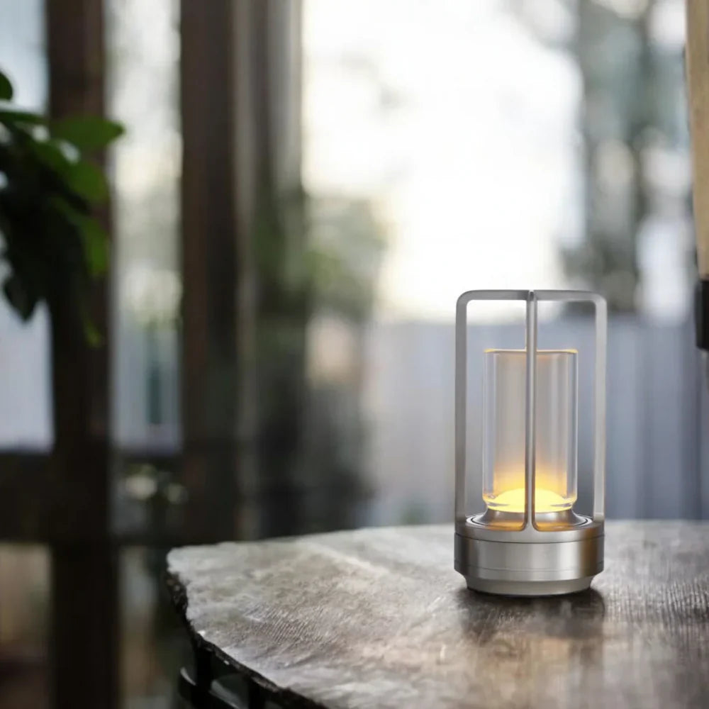 Genopladelig Vandtæt Bordlampe | Trådløs LED