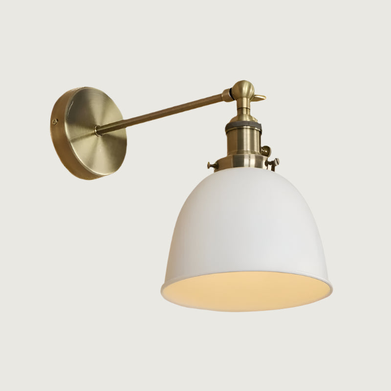 Doma: Aplique de Pared Vintage LED de Metal con Diseño de Domo - Luminaire