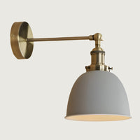Doma: Aplique de Pared Vintage LED de Metal con Diseño de Domo - Luminaire