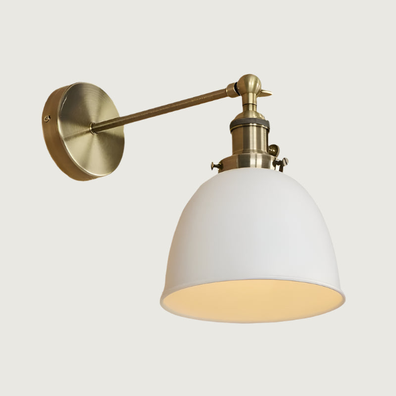 Doma: Aplique de Pared Vintage LED de Metal con Diseño de Domo - Luminaire