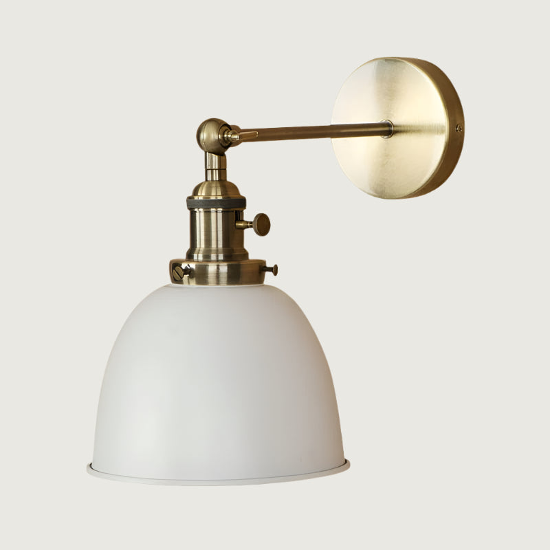 Doma: Aplique de Pared Vintage LED de Metal con Diseño de Domo - Luminaire