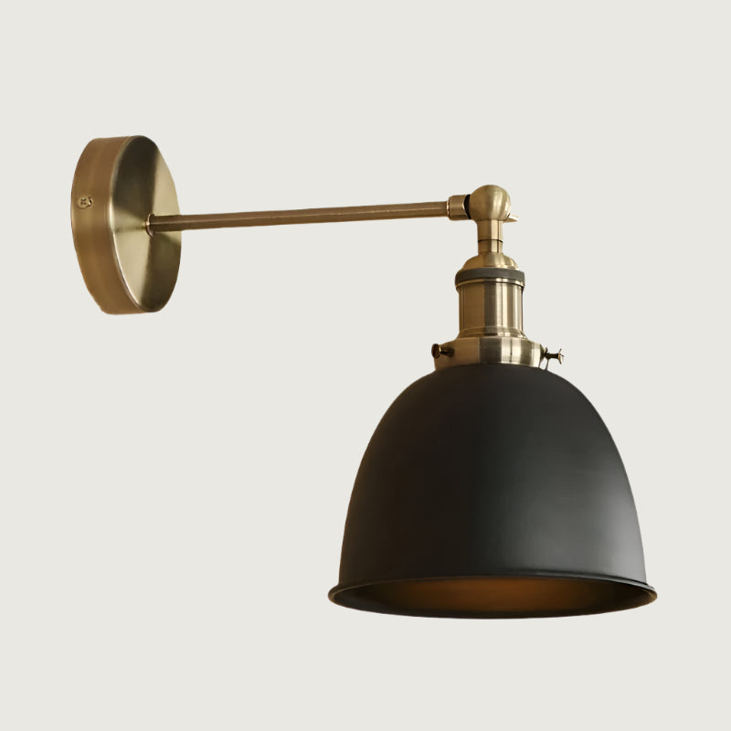 Doma: Aplique de Pared Vintage LED de Metal con Diseño de Domo - Luminaire