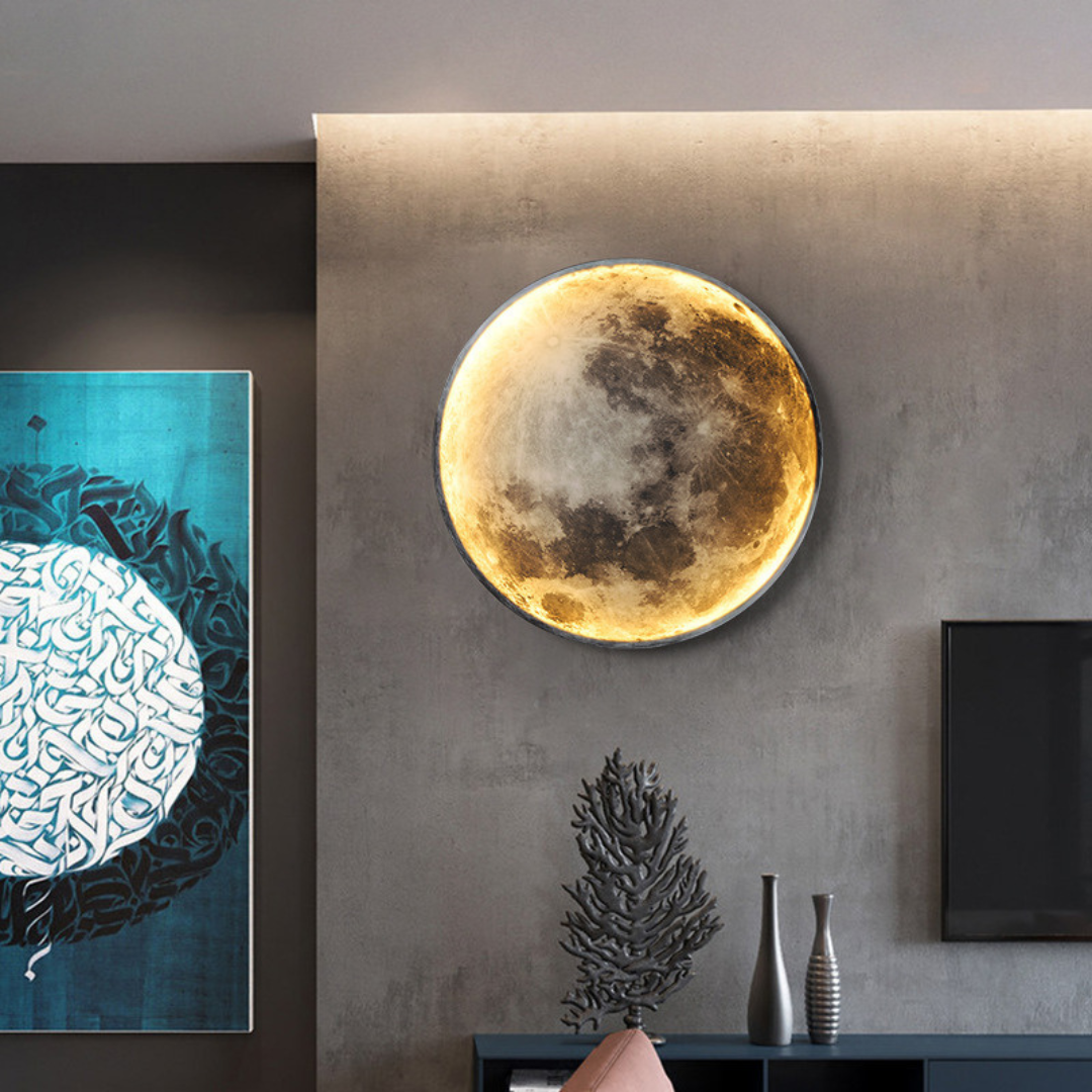 Lucéleste – Lámpara de Pared LED Luna y Tierra - Luminaire