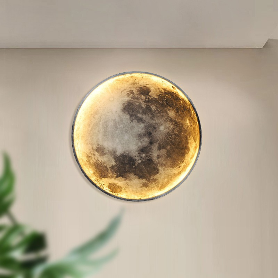 Lucéleste – Lámpara de Pared LED Luna y Tierra - Luminaire