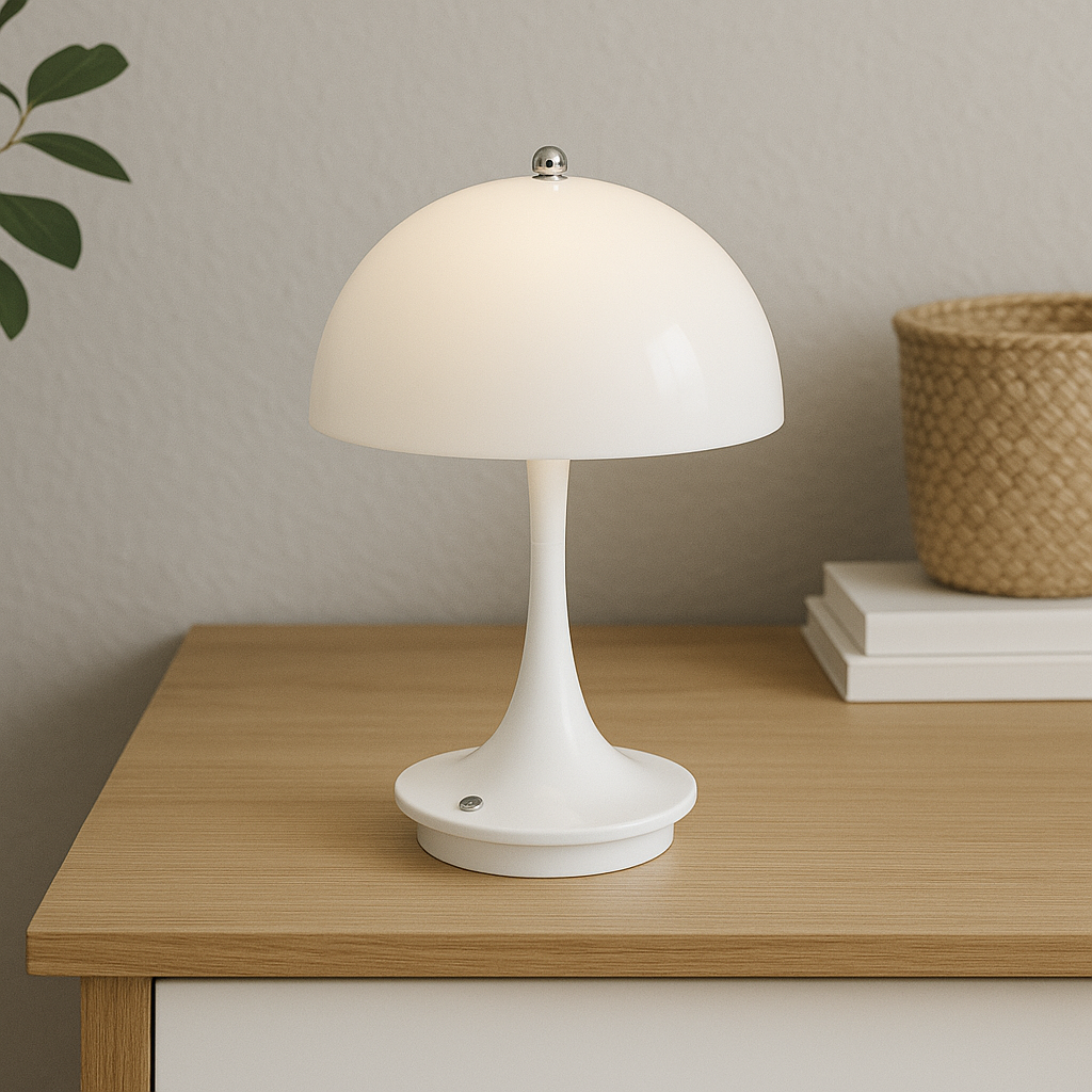 Mushroom Bordlampe | Moderne LED, Bærbar