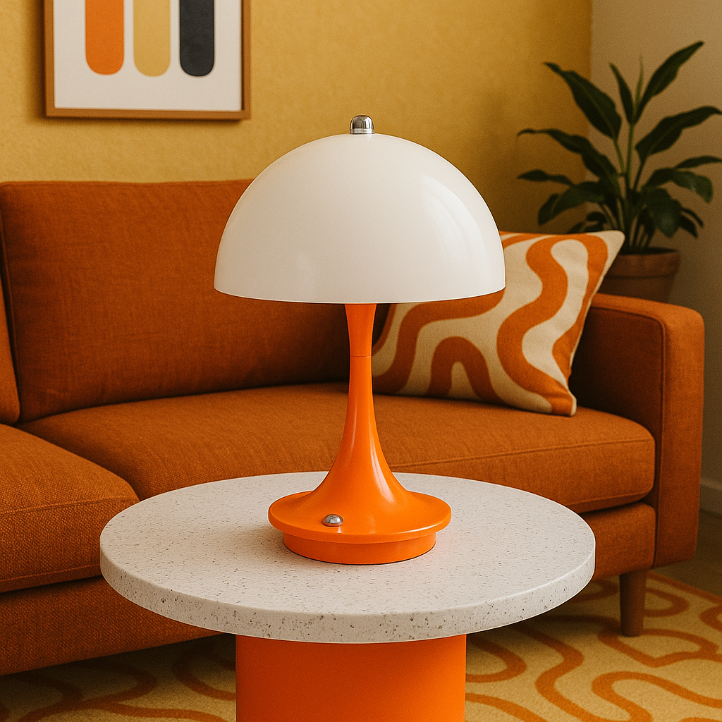 Mushroom Bordlampe | Moderne LED, Bærbar