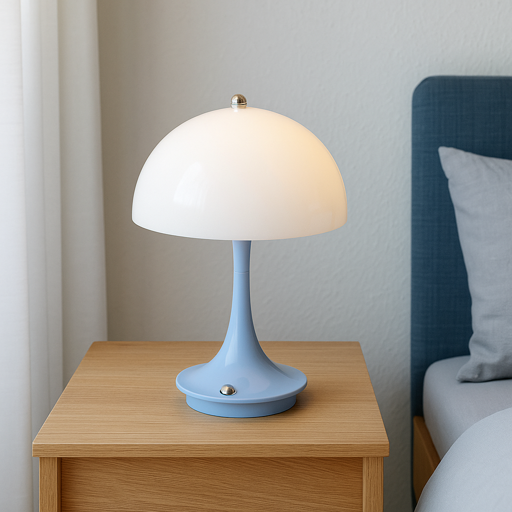 Mushroom Bordlampe | Moderne LED, Bærbar