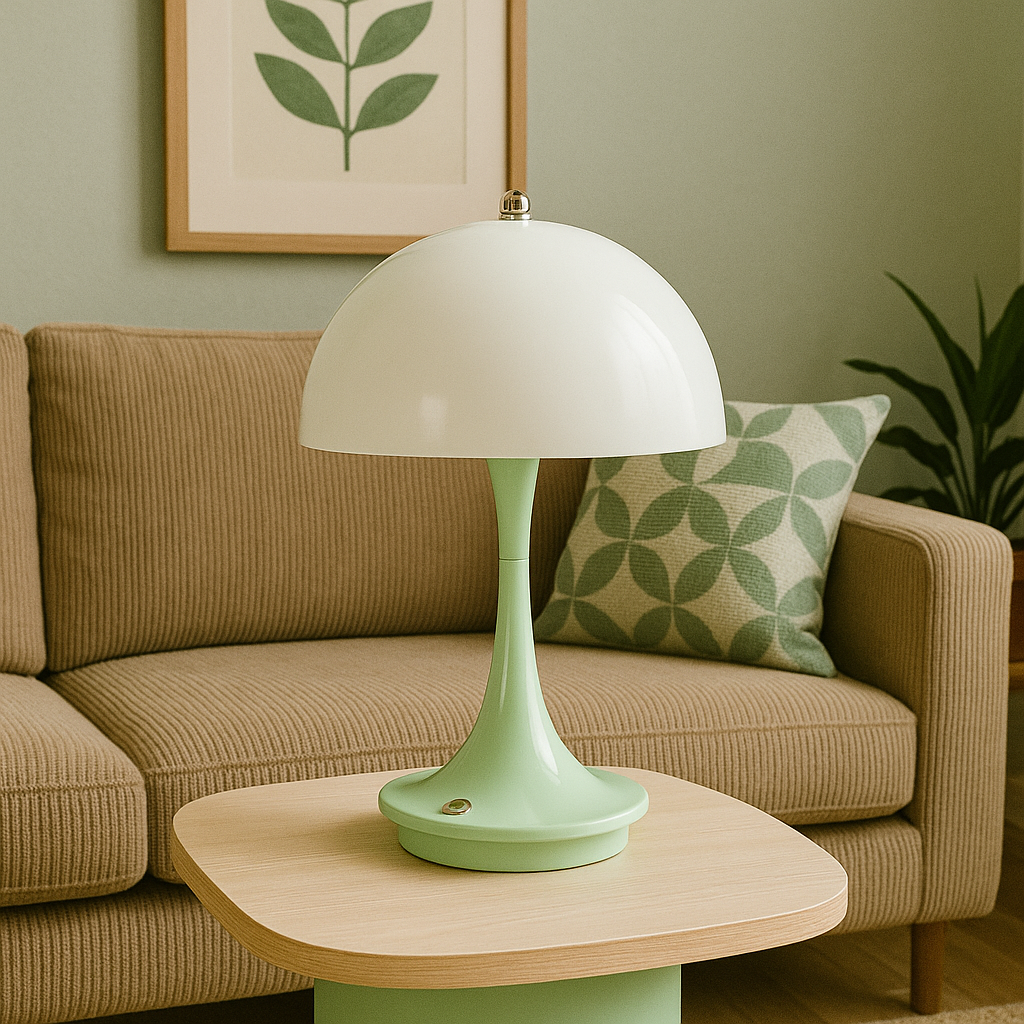 Mushroom Bordlampe | Moderne LED, Bærbar