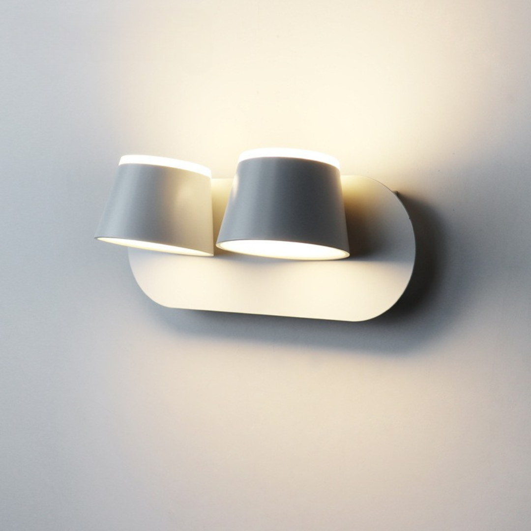 Nordisk Væglampe | Cylindrisk Metal LED Design