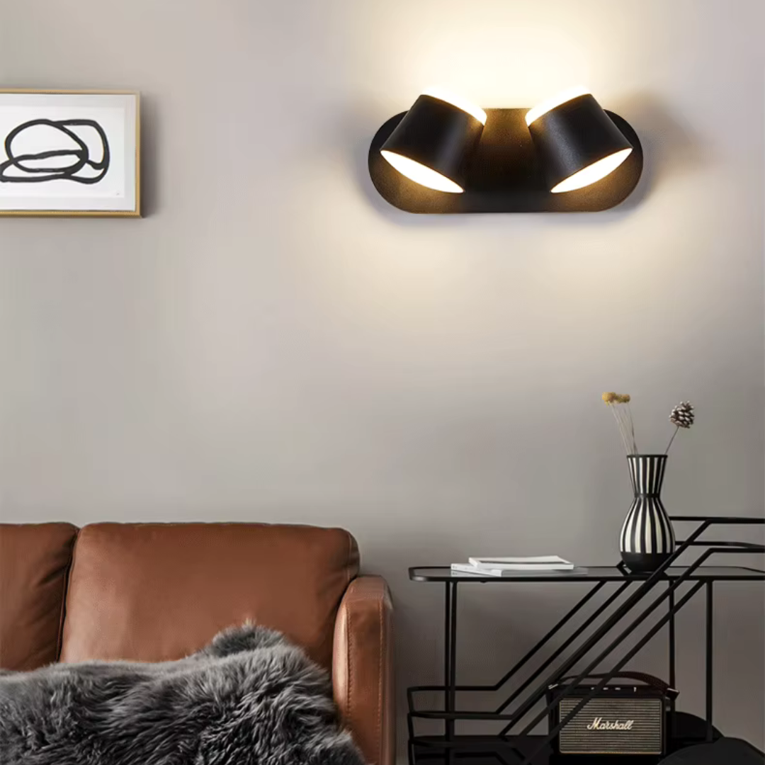 Nordisk Væglampe | Cylindrisk Metal LED Design