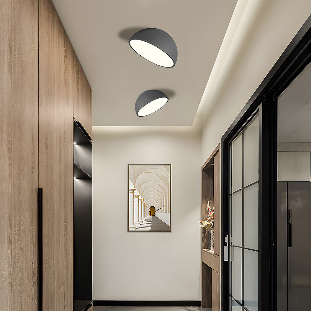 Olyra - Lámpara de Techo LED Redonda de Hierro Moderna para Sala de Estar - Diseño Elegante y Eficiencia Energética - Luminaire