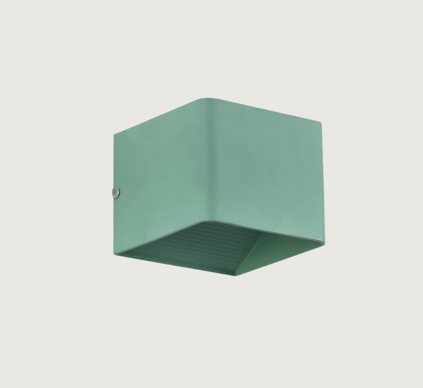 Skandinavisk Væglampe | Kompakt Kvadratisk LED til Indendørs Brug